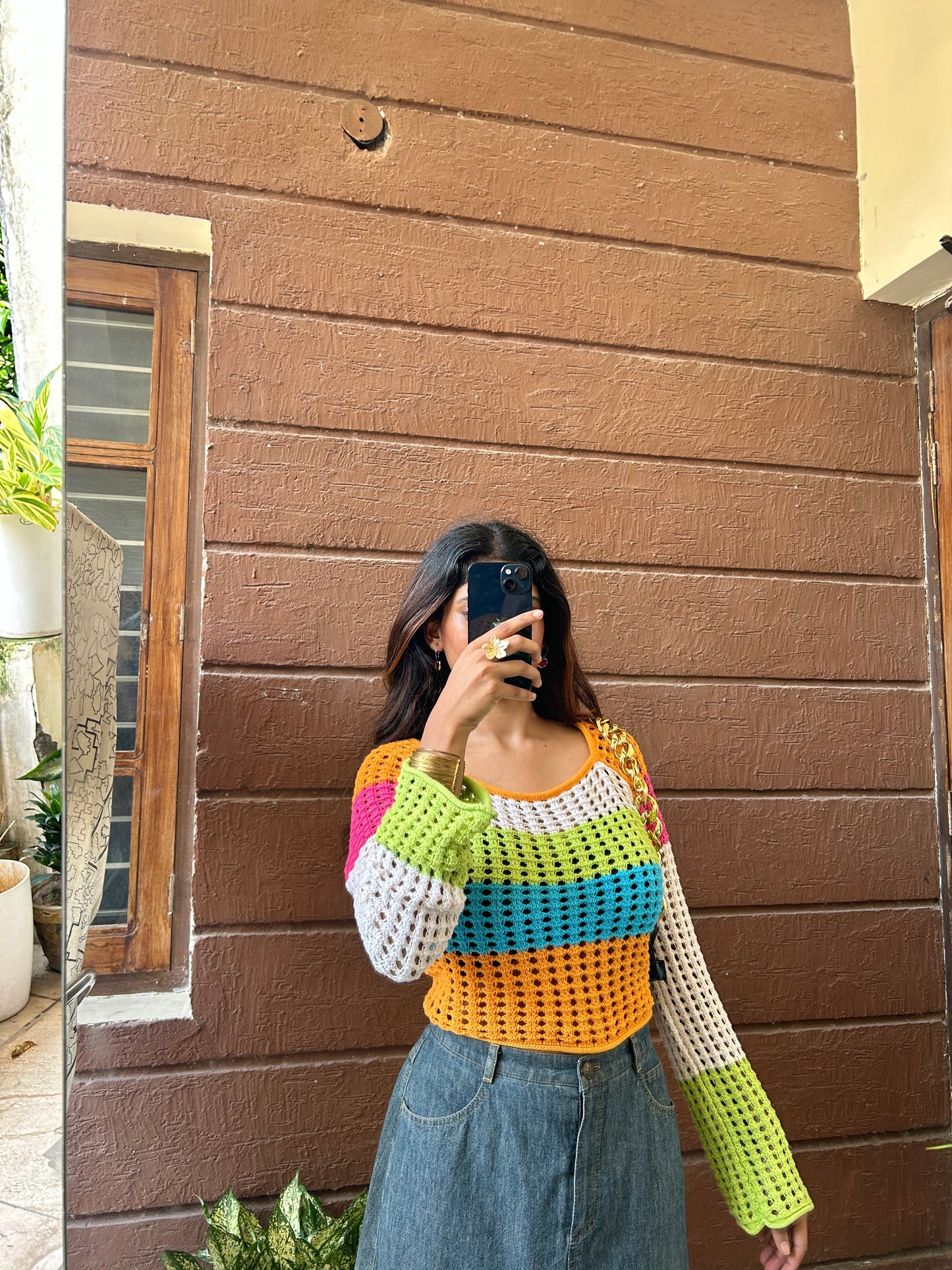Rainbow top