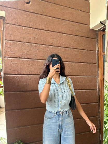 Baby Blue Top
