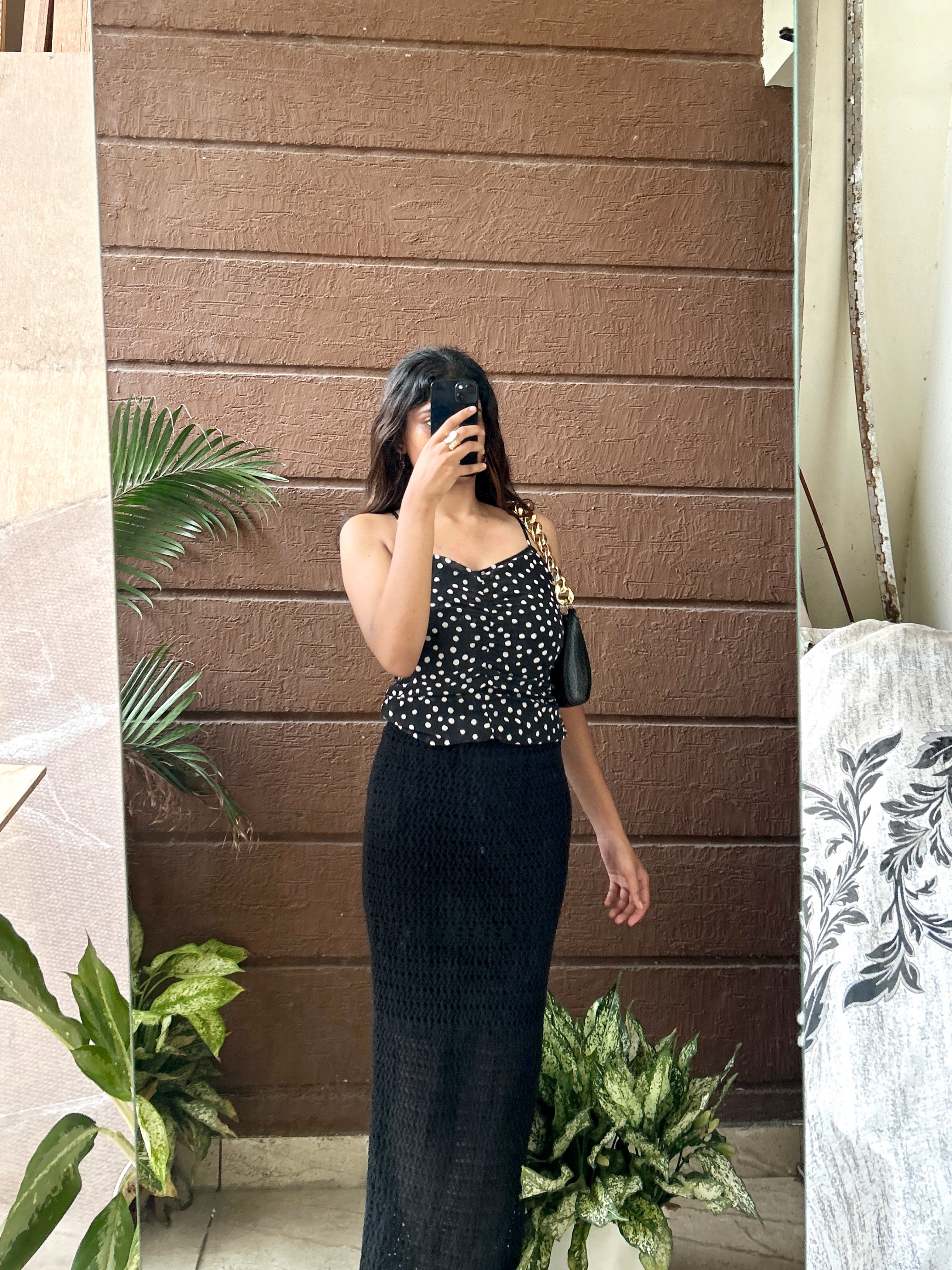 Polka dot top