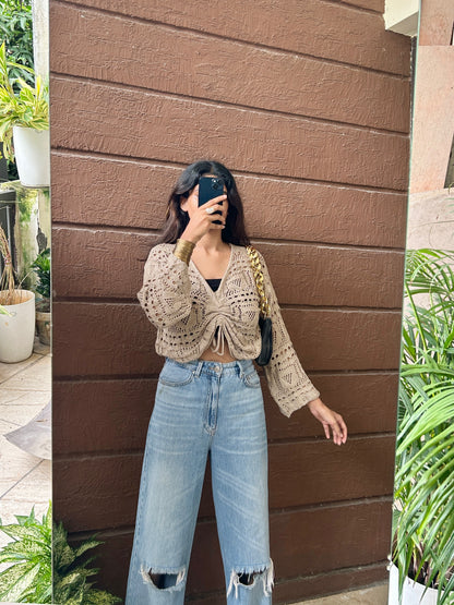Beige Top