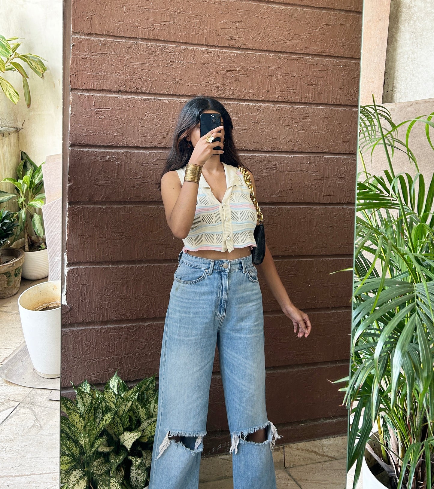 Collar Neck Top 💙