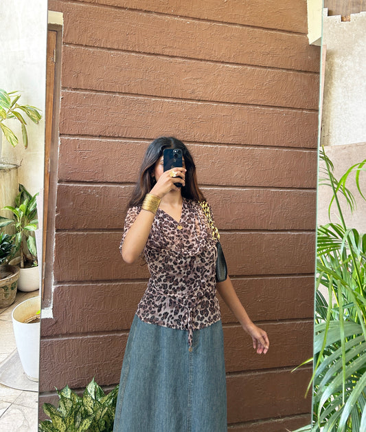 Cowl neck top
