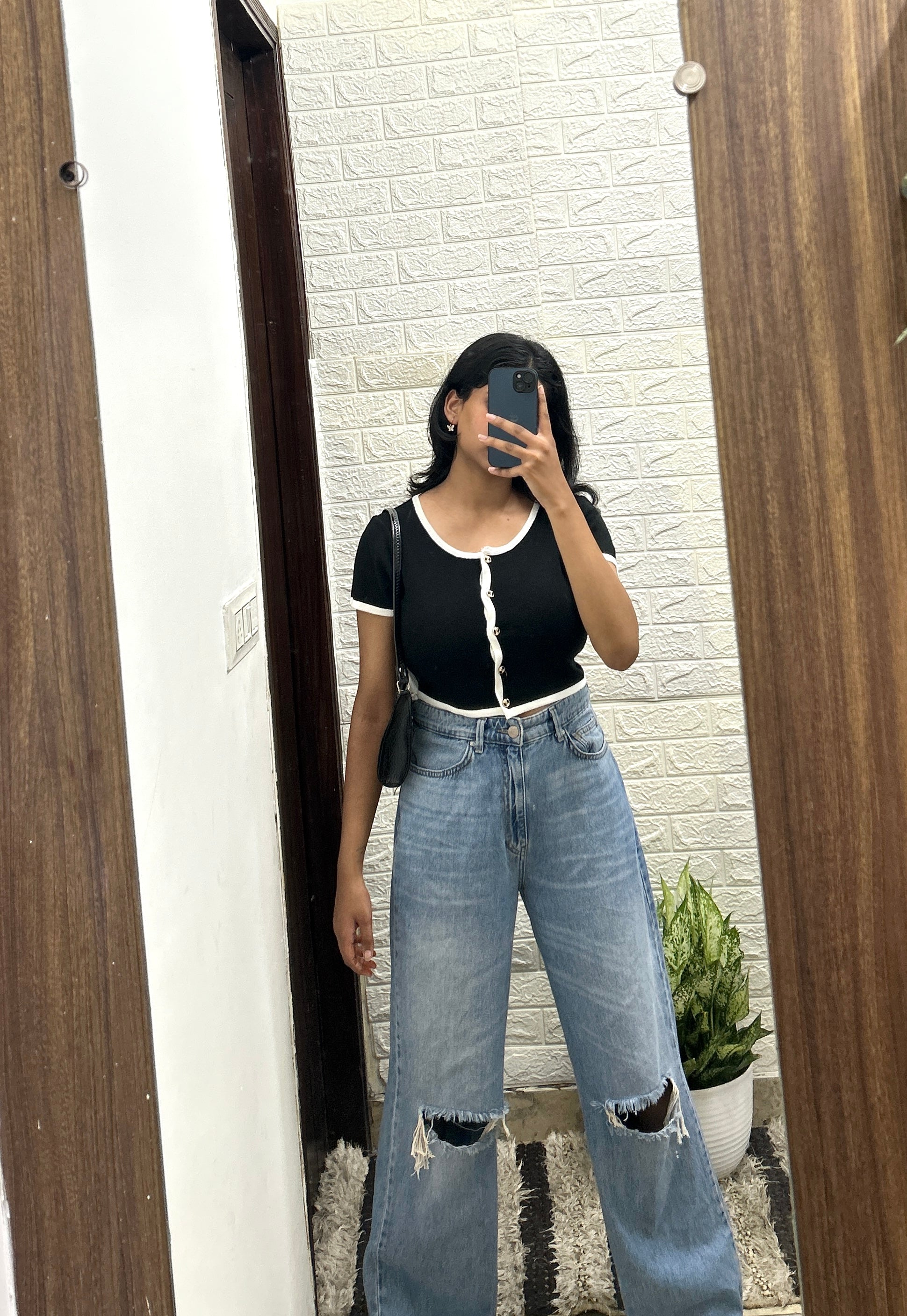 Black Crop Top❤️