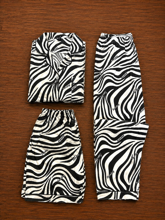 Printed Nightsuit(3pc)