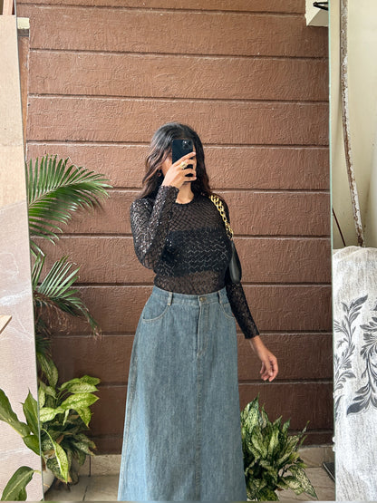 Sequin top