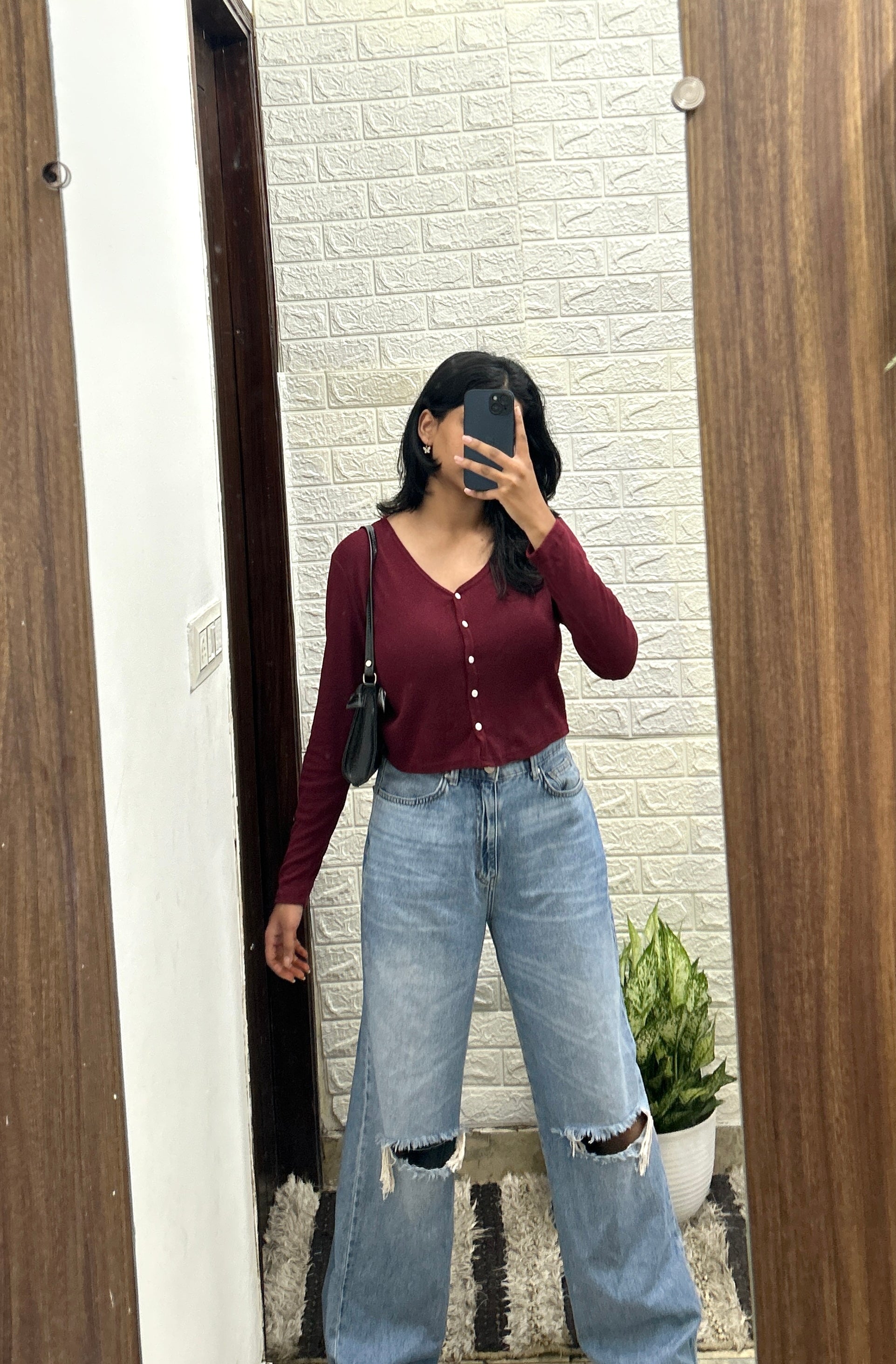Maroon Top❤️