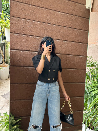 Blazer Style Top