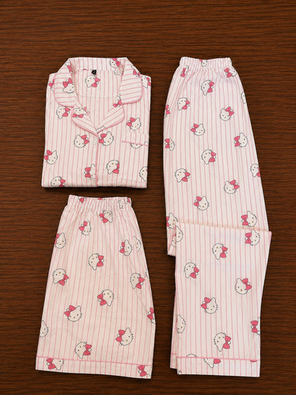 Hello Kitty Nighstuit (3pc)