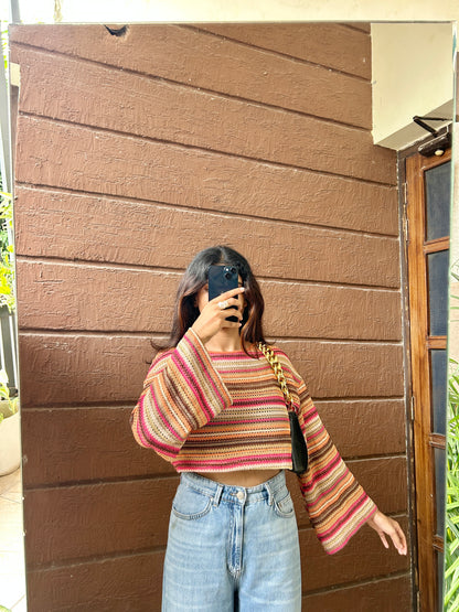 Flared sleeve Top