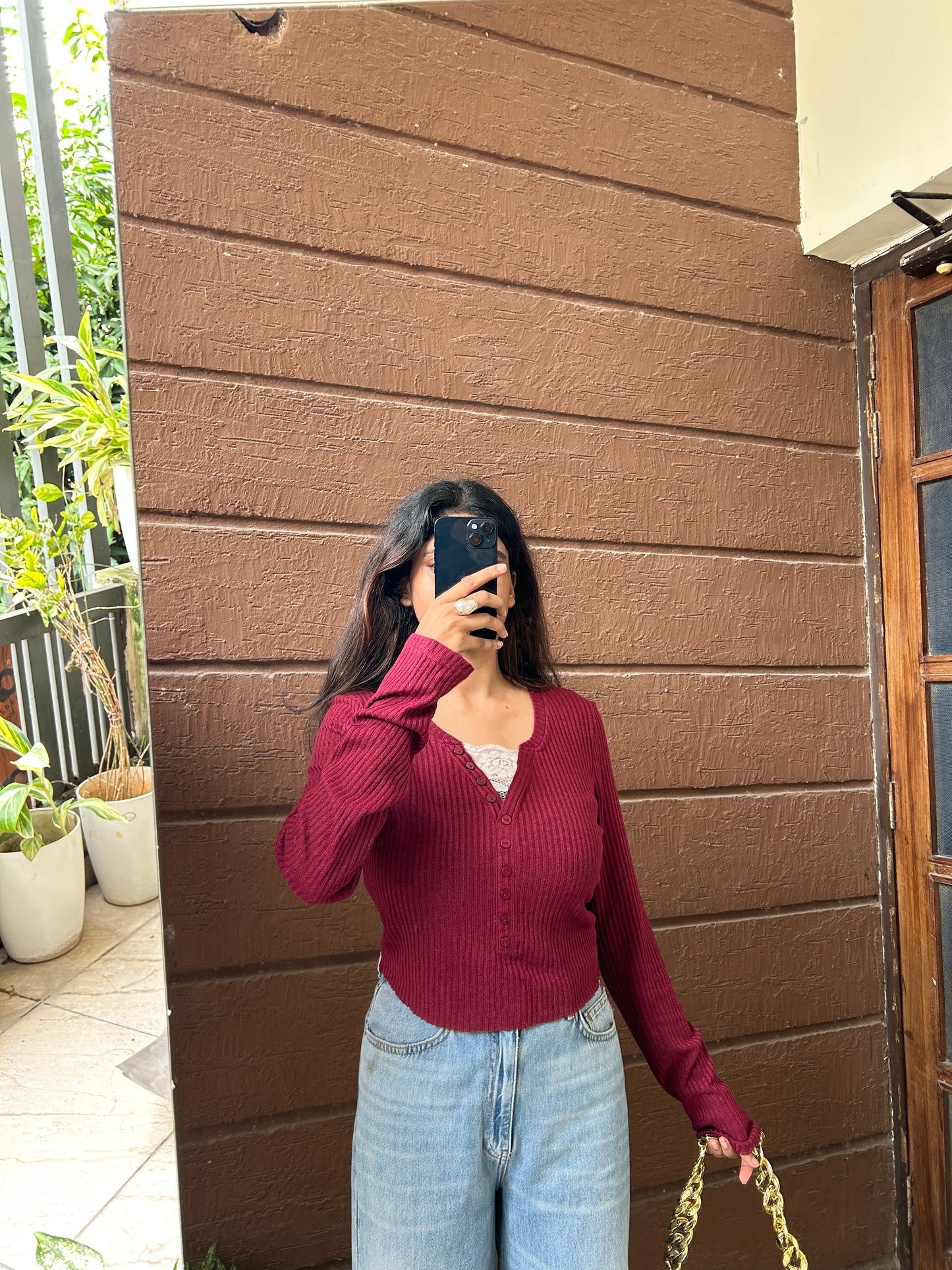 Lace Detail Top