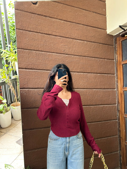 Lace Detail Top