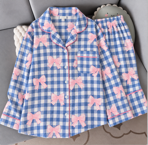 Blue Bow Nightsuit