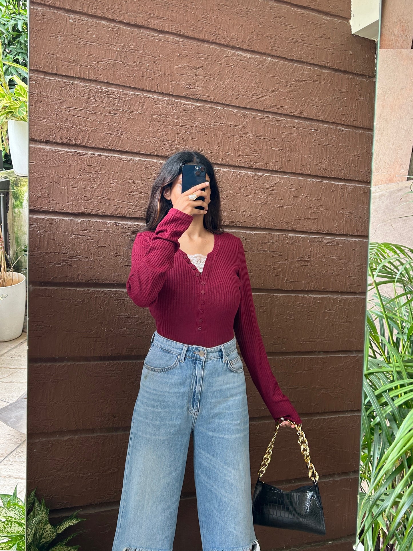 Lace Detail Top