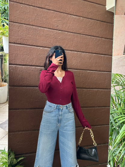Lace Detail Top