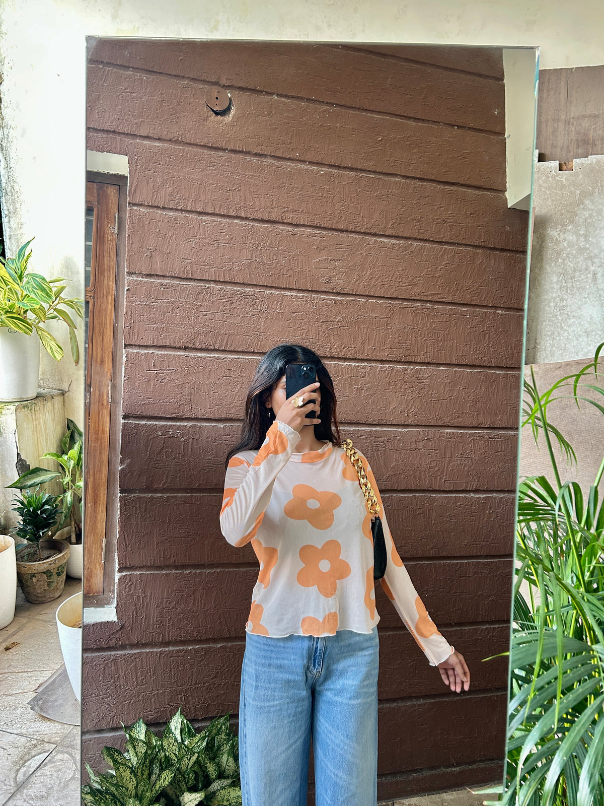 Cutie mesh top 🧡 36
