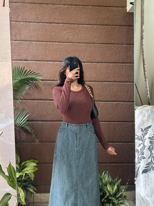 Brown bodysuit 🤎