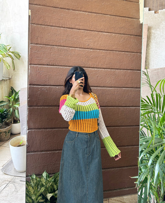 Rainbow top