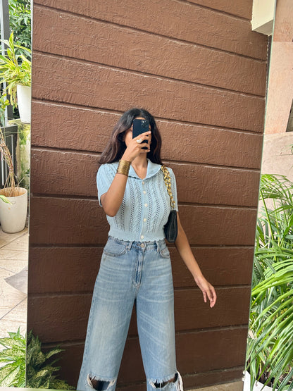 Baby Blue Top