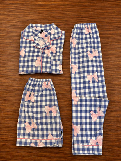 Blue Nightsuit(3pc)