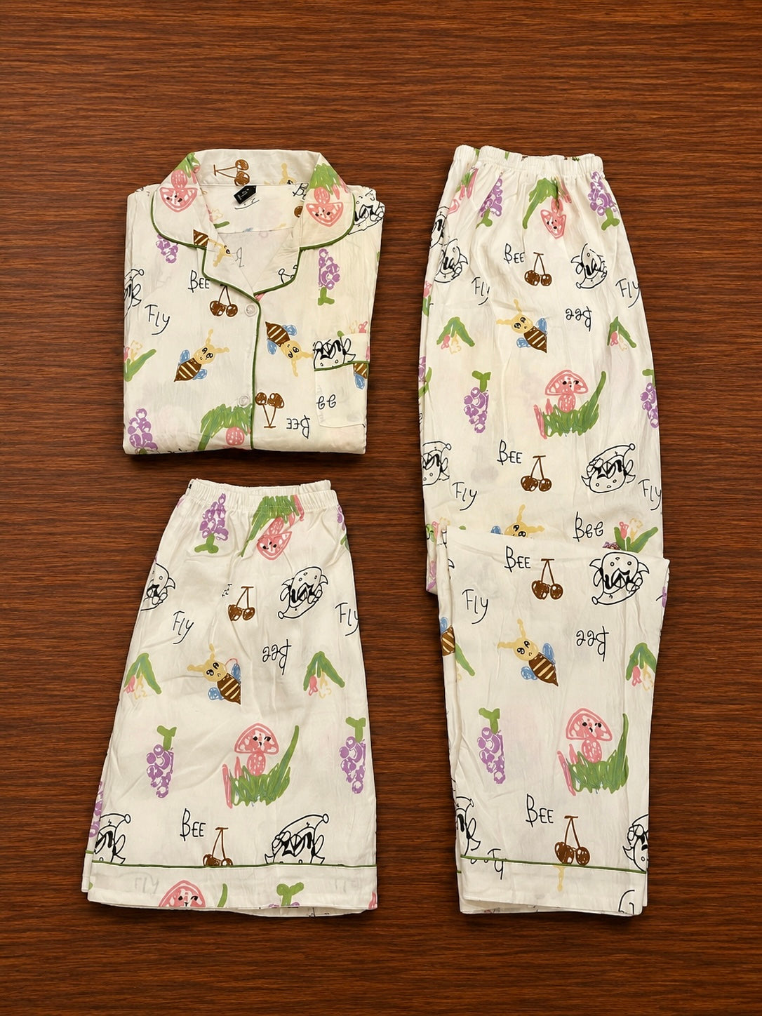 Printed Nightsuit(3pc)