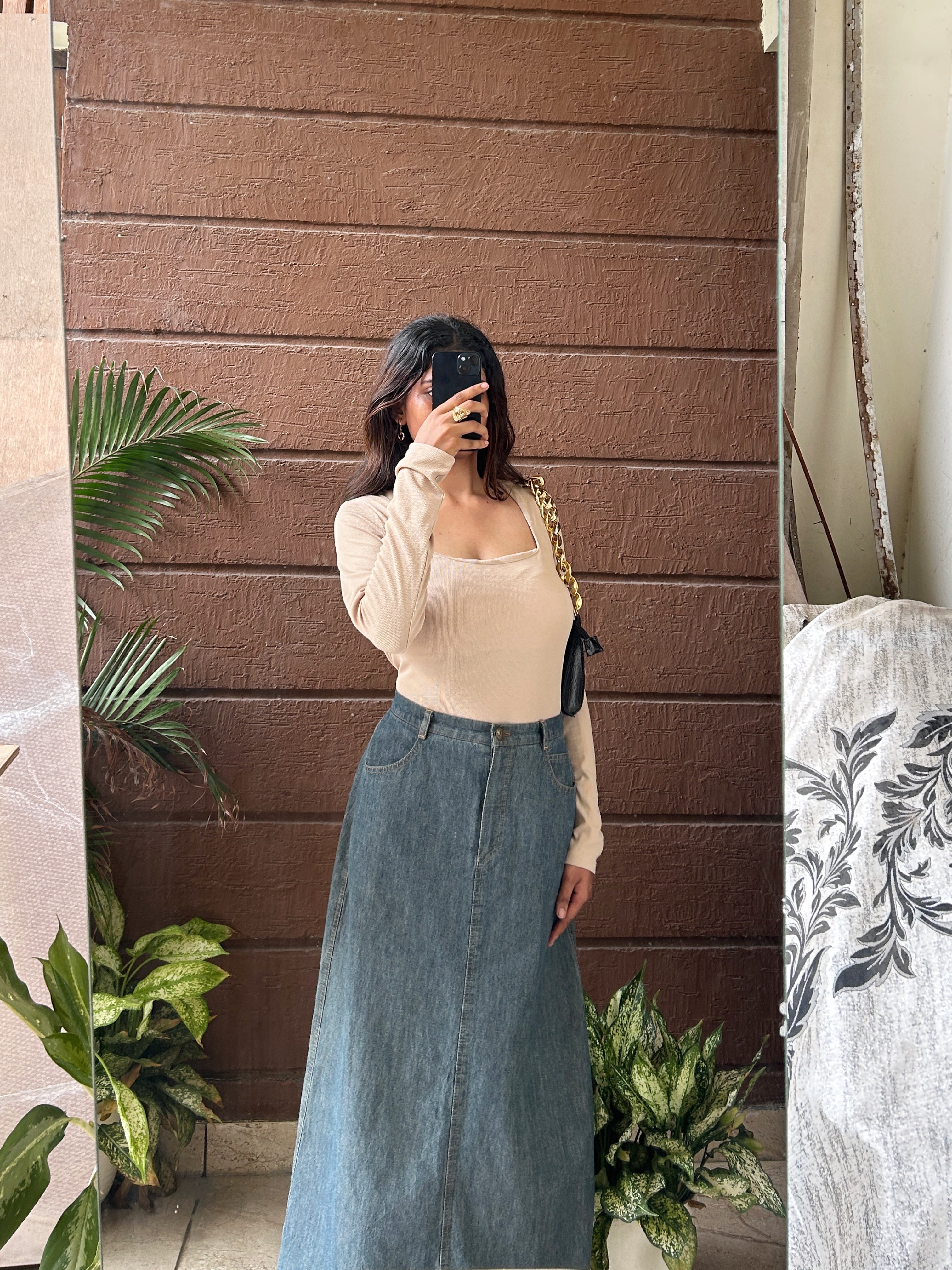 Beige top