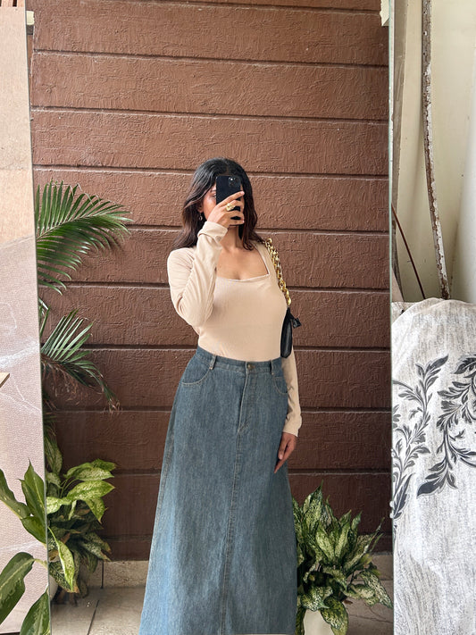 Beige top