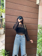 Open knit Top (freesize)