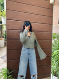 Pretty sage green top