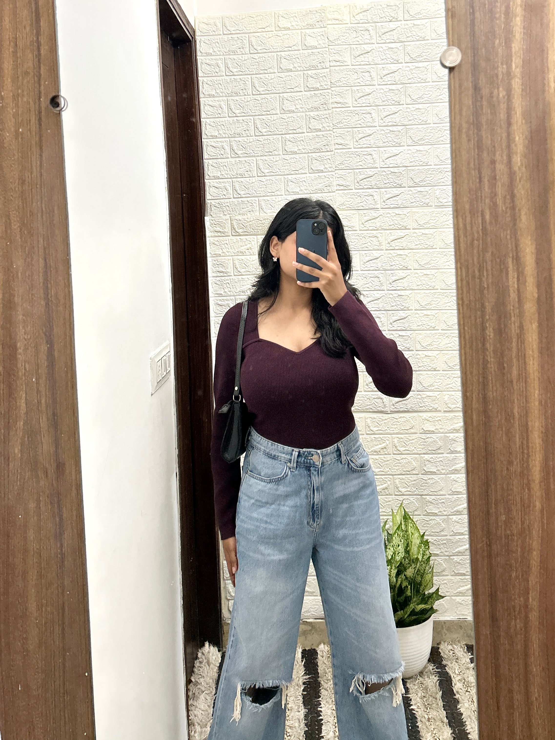 Sweetheart neck top❤️