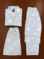 Teddy Bear Nightsuit(3piece)