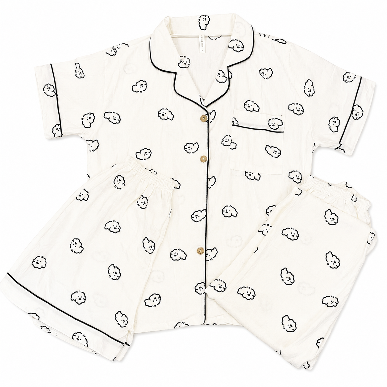 Cloud Print Nightsuit (3 piece )