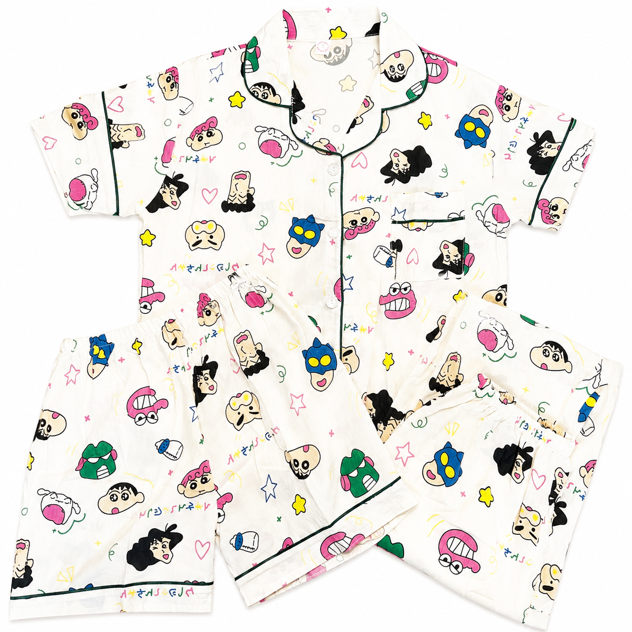 Shinchan Print Nightsuit (3 piece)
