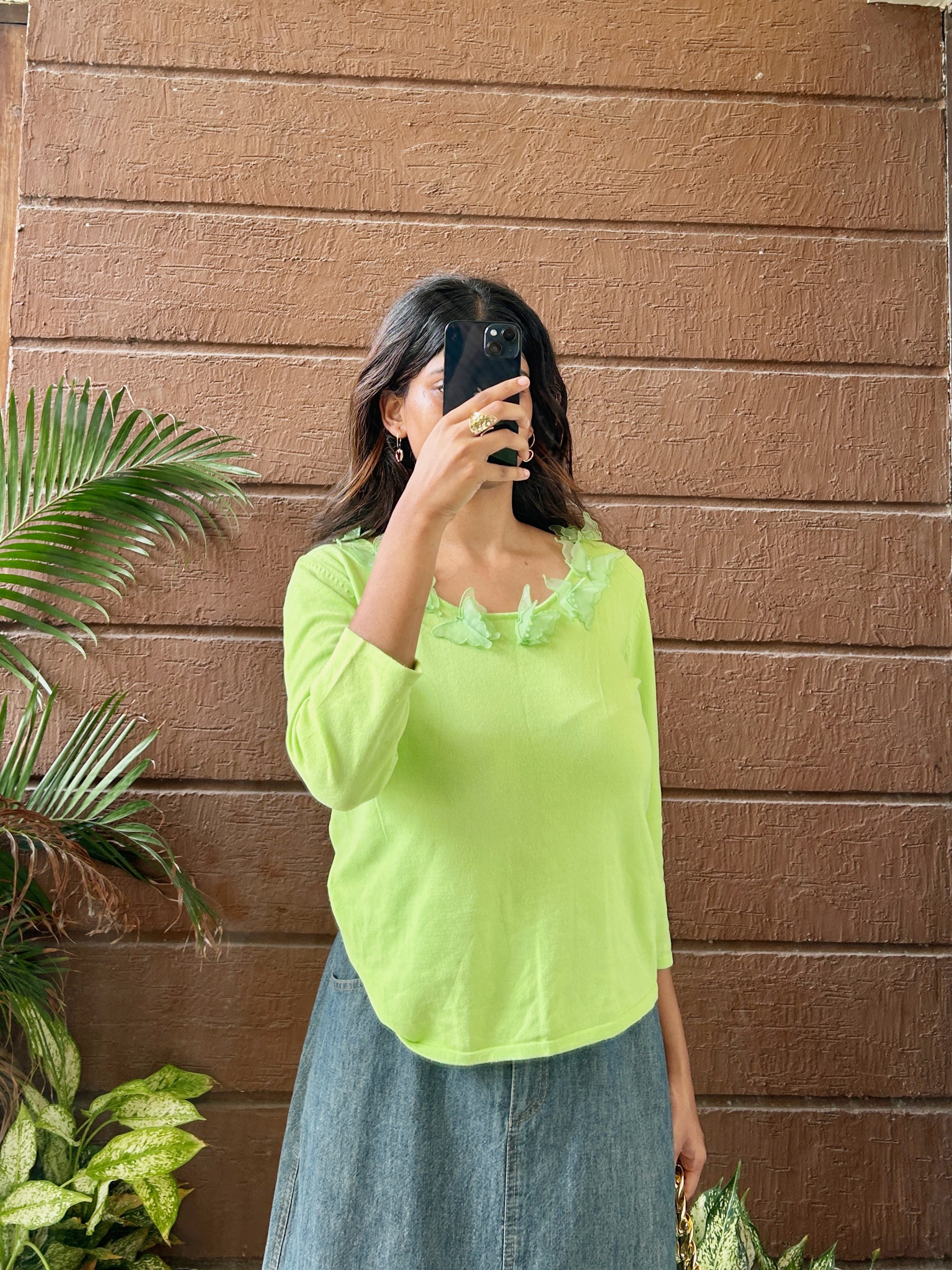 Butterfly top 💚