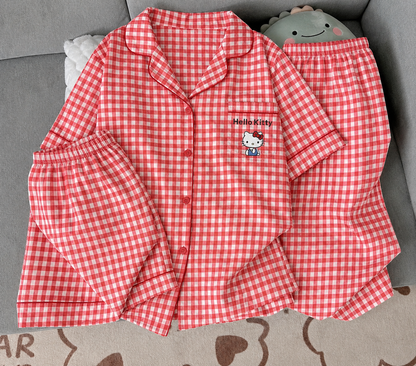 Red Checkered Nightsuit