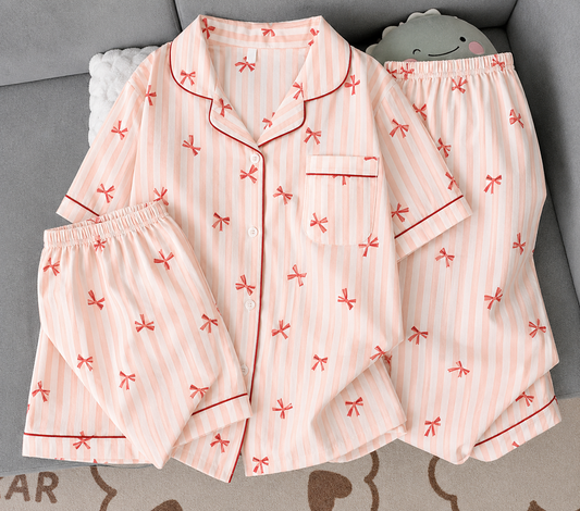 Bow Nightsuit (3piece)