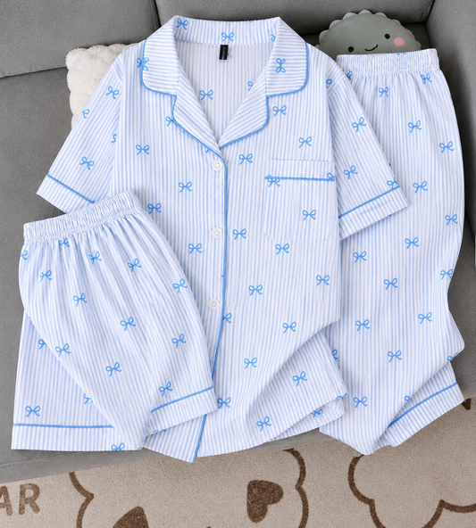 Bow Nightsuit (3pc)