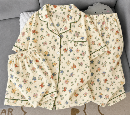 Floral Nightsuit(3piece)