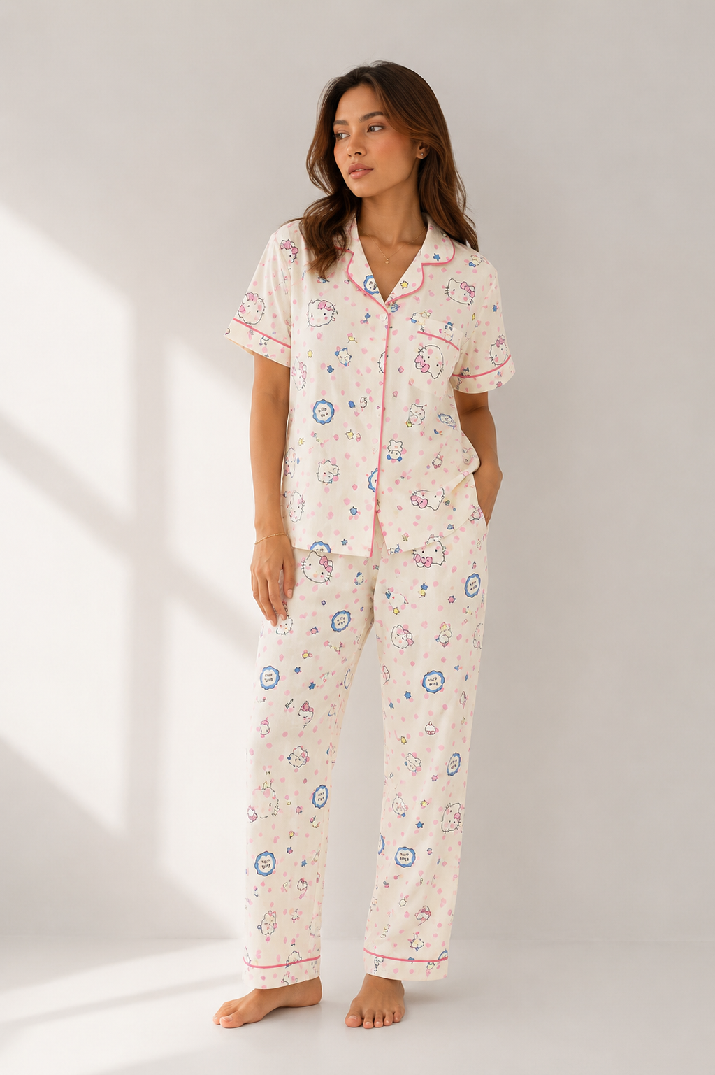 HelloKitty Nightsuit(3piece)