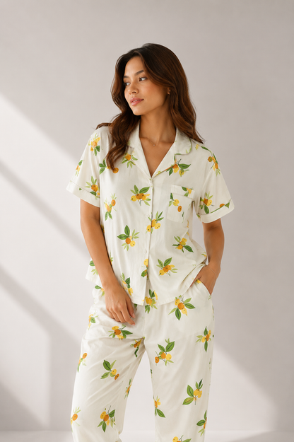 Leaf Nightsuit(3piece)