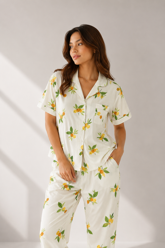 Leaf Nightsuit(3piece)