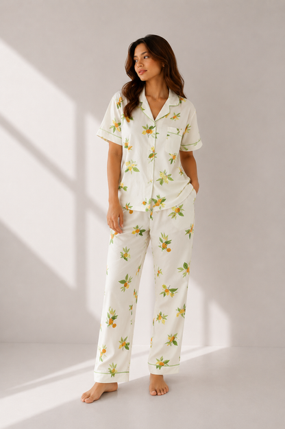 Leaf Nightsuit(3piece)