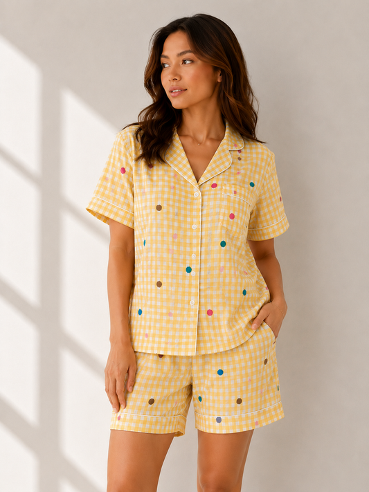 Yellow Nightsuit(3piece)