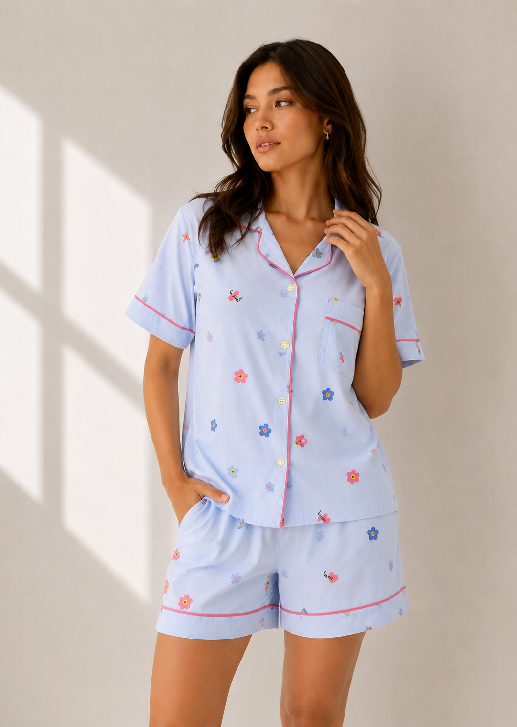 Blue Nightsuit(3piece)
