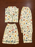 Floral Nightsuit(3piece)