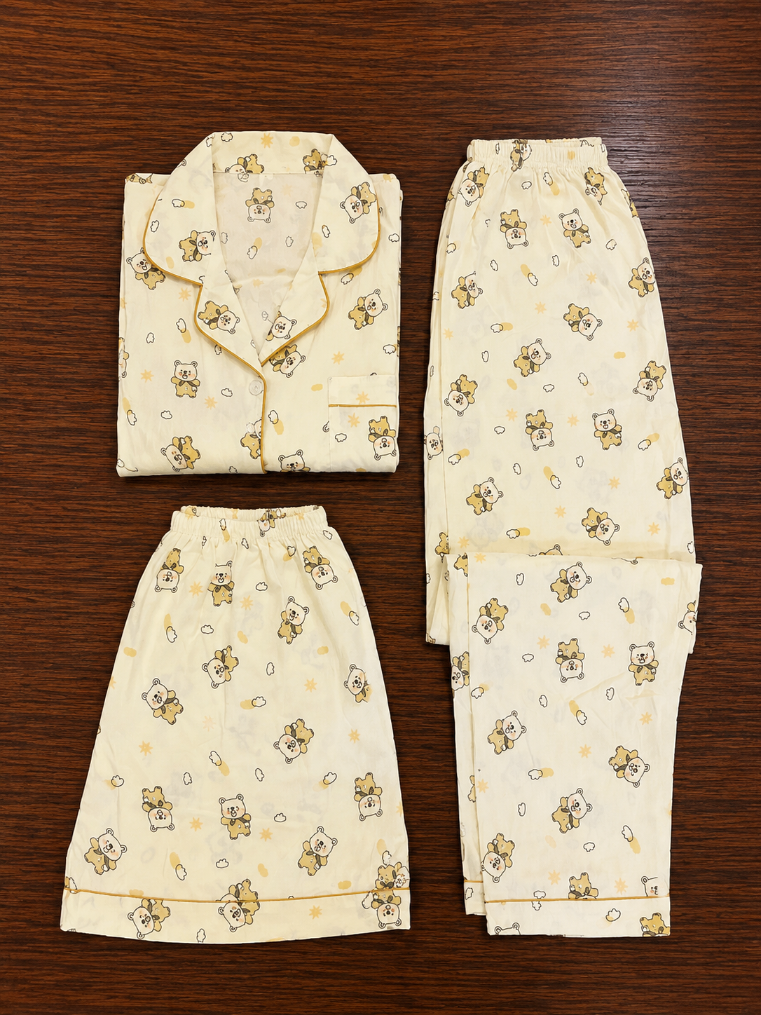 Teddy Nightsuit (3piece)