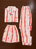 Pink Nightsuit (3piece)