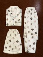Blue Nightsuit (3piece)