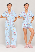 Baby Blue Nightsuit (3pc)