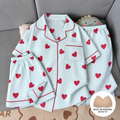 Padded Hearts Nightsuit (3pc)