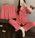 Red Checkered Nightsuit